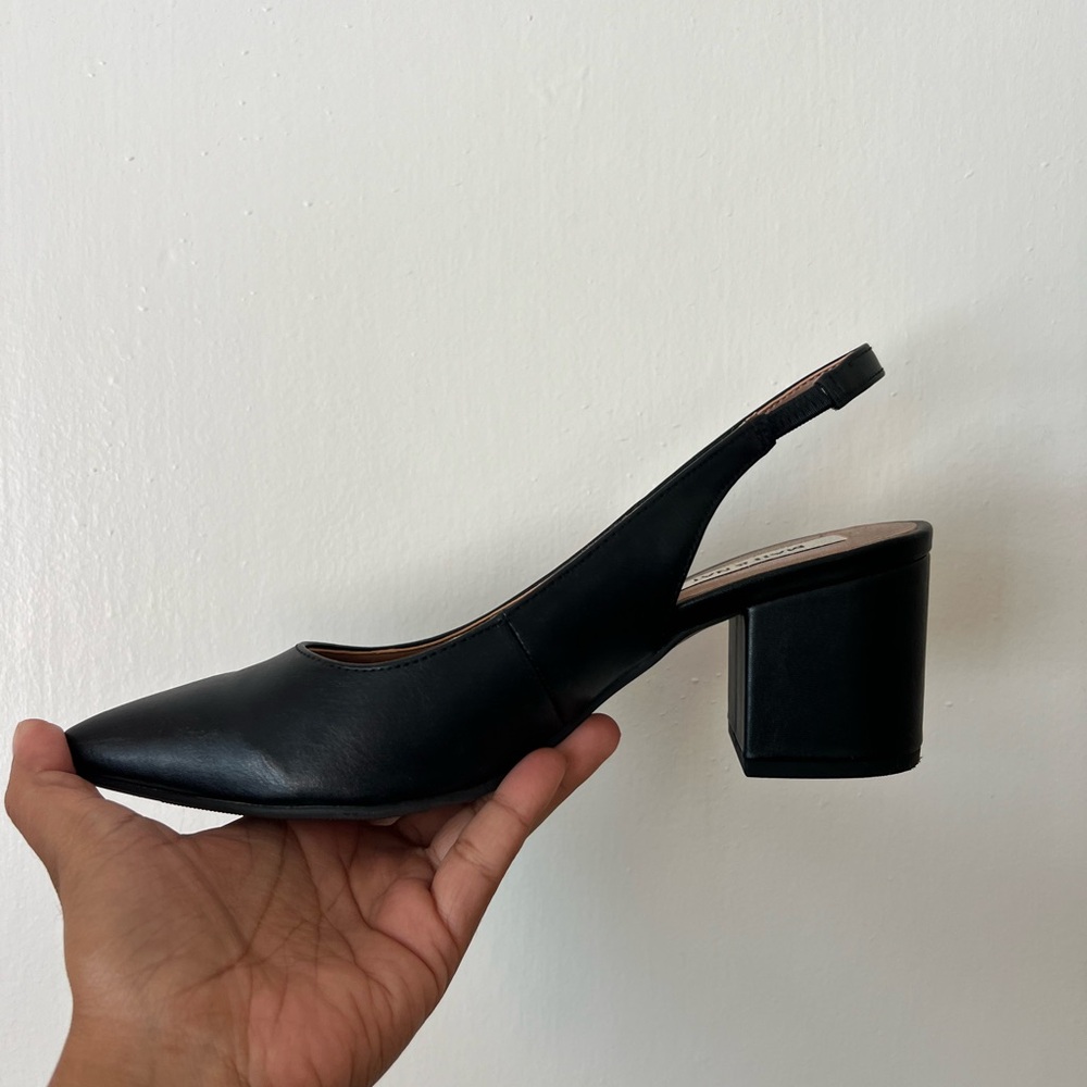 IMAN Vegan Block Heel- Matt & Nat